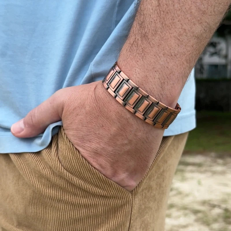 Men's Copper Magnetic Bracelet